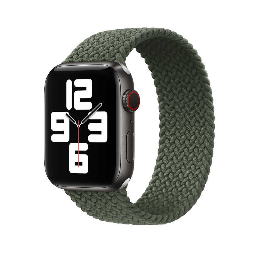 Watch Ultra 49mm Kordon Wiwu Braided Solo Loop Large Strap Kayış - 5 Watch Ultra 49mm Kordon Wiwu Braided Solo Loop Large Strap Kayış - 5